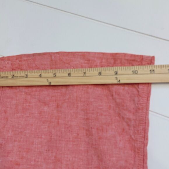 Pilcro & The Letterpress Linen Blend Women's 10 Wide Leg Coral Pants Lightweight - Picture 12 of 12